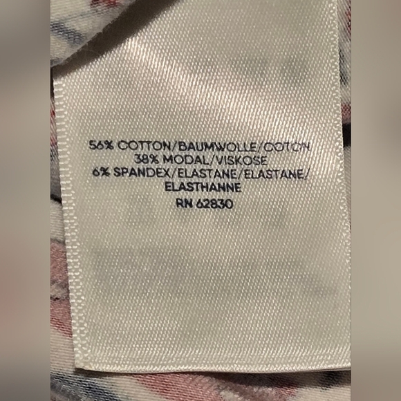 NWOT Lands End Floral Print V-Neck Top - Picture 9 of 9